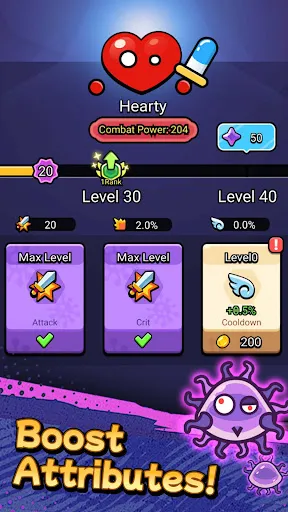 Gameplay screenshot 3 from Cell Survivor - Role Playing game