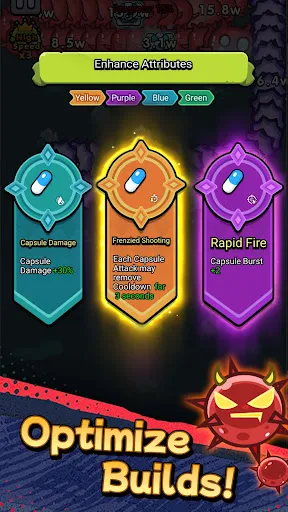 Gameplay screenshot 4 from Cell Survivor - Role Playing game